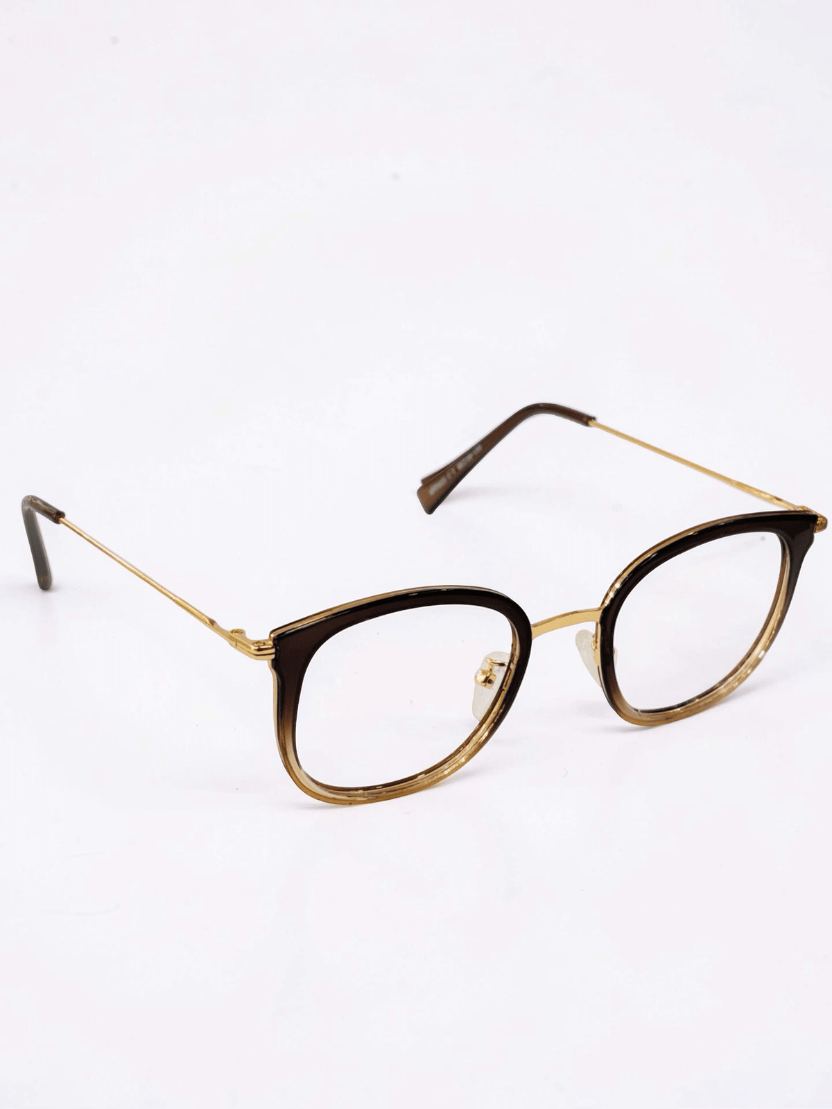 MR95023 Brown Gold Wayfarer Optical Frame - Glow Opticals