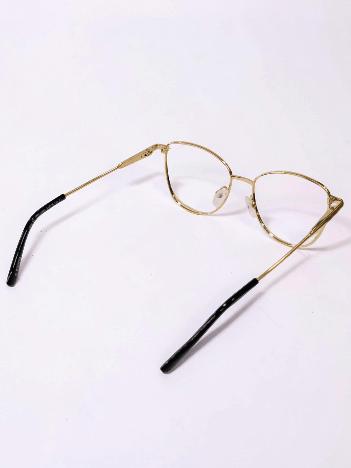 NVG OPH SC DTCJ0861 Gold Cat-Eye Optical Frame - Glow Opticals