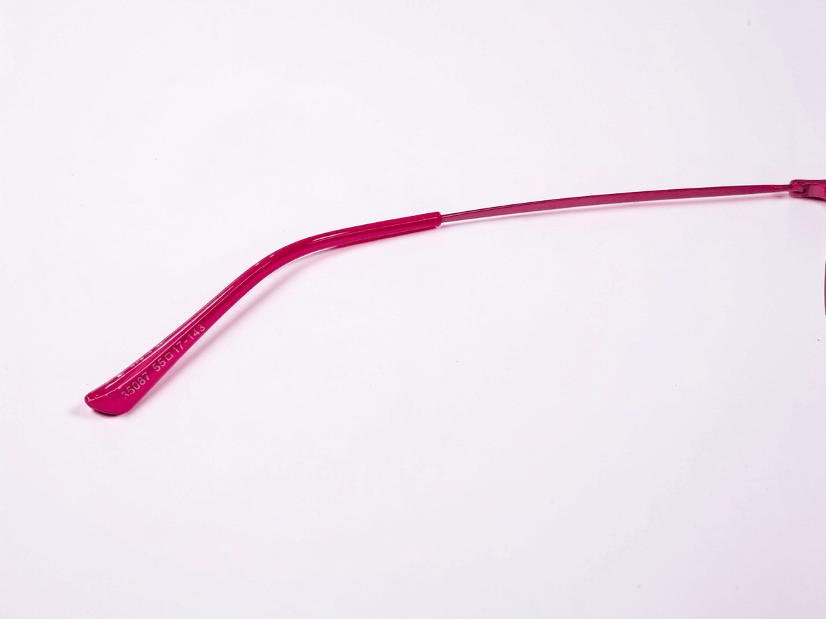 Pink Aviator Metal Optical Frame - Glow Opticals
