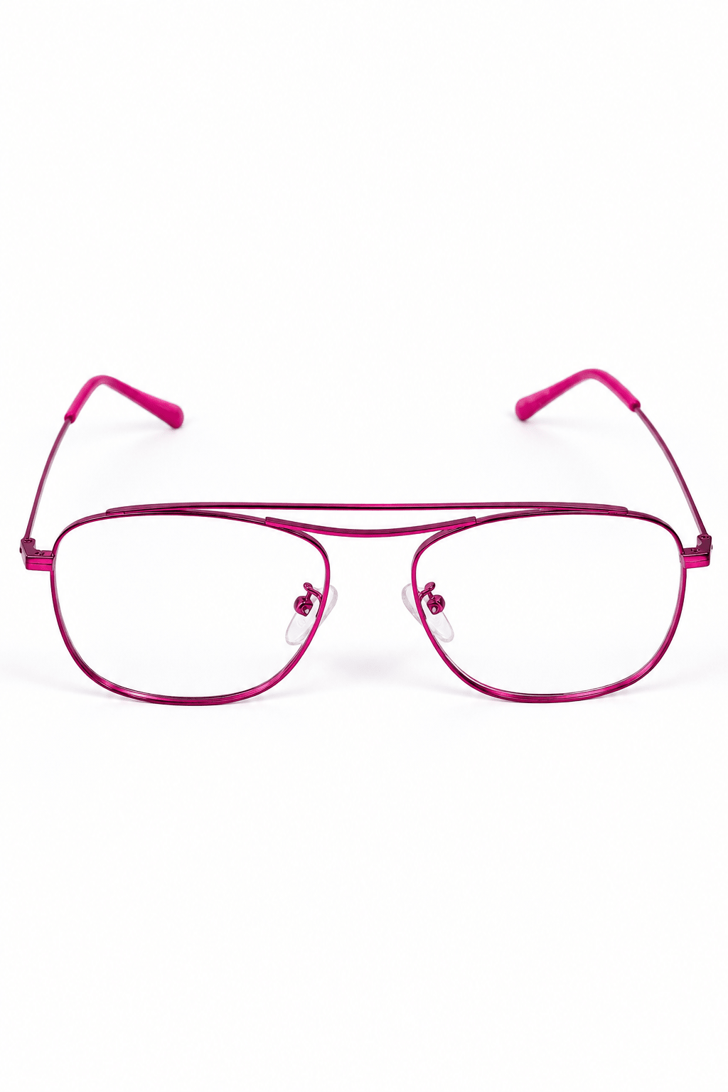 Pink Aviator Metal Optical Frame - Glow Opticals