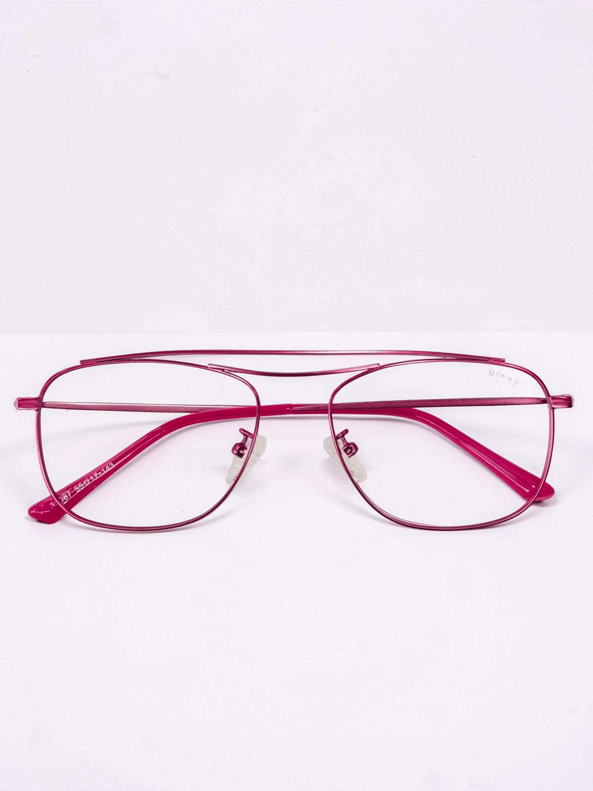 Pink Aviator Metal Optical Frame - Glow Opticals