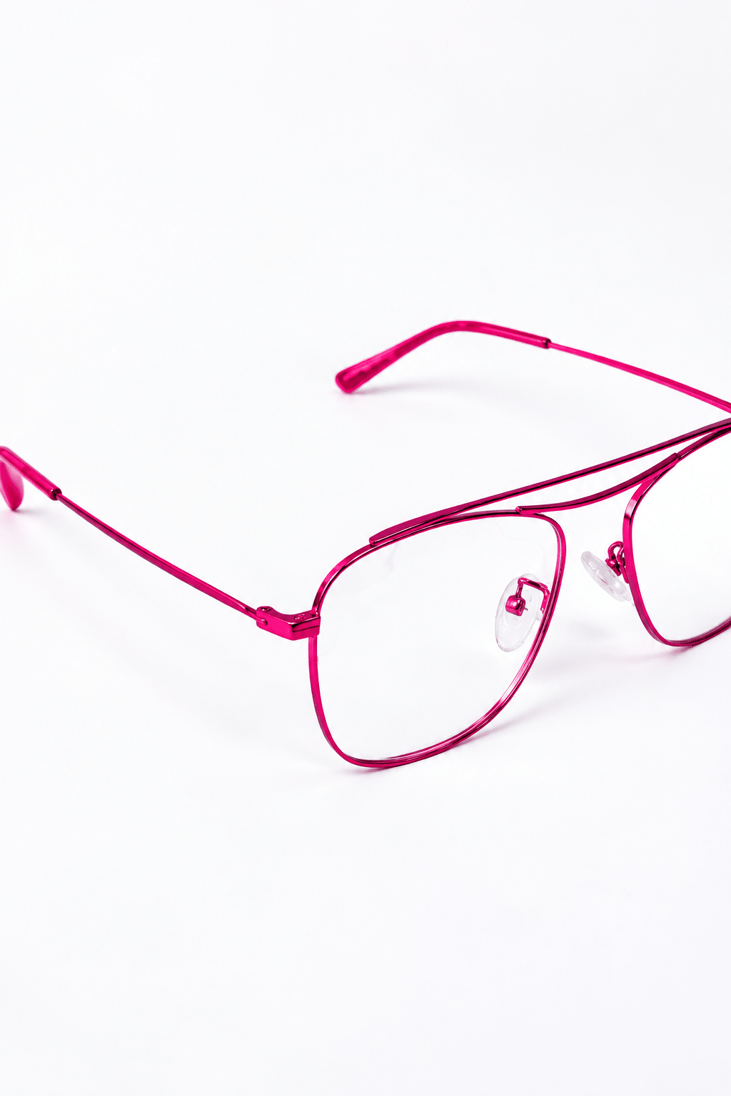 Pink Aviator Metal Optical Frame - Glow Opticals
