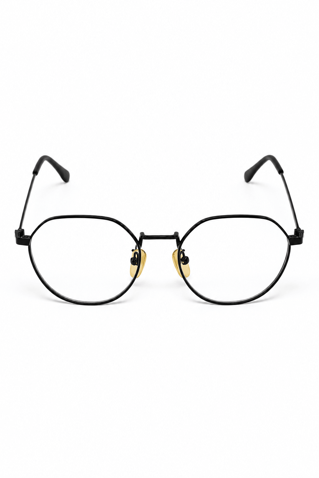 Polygon Metal Frame – Black - Glow Opticals