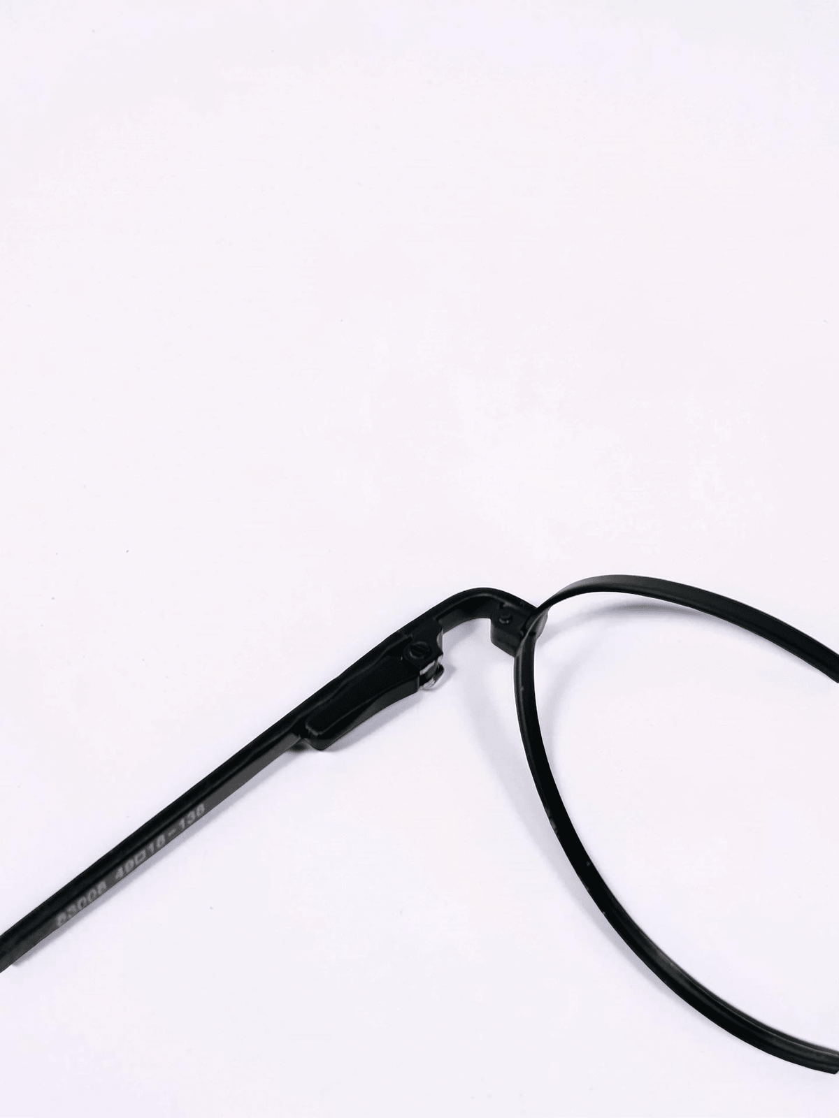 Round Black Metal Unisex Optical Frame - Glow Opticals