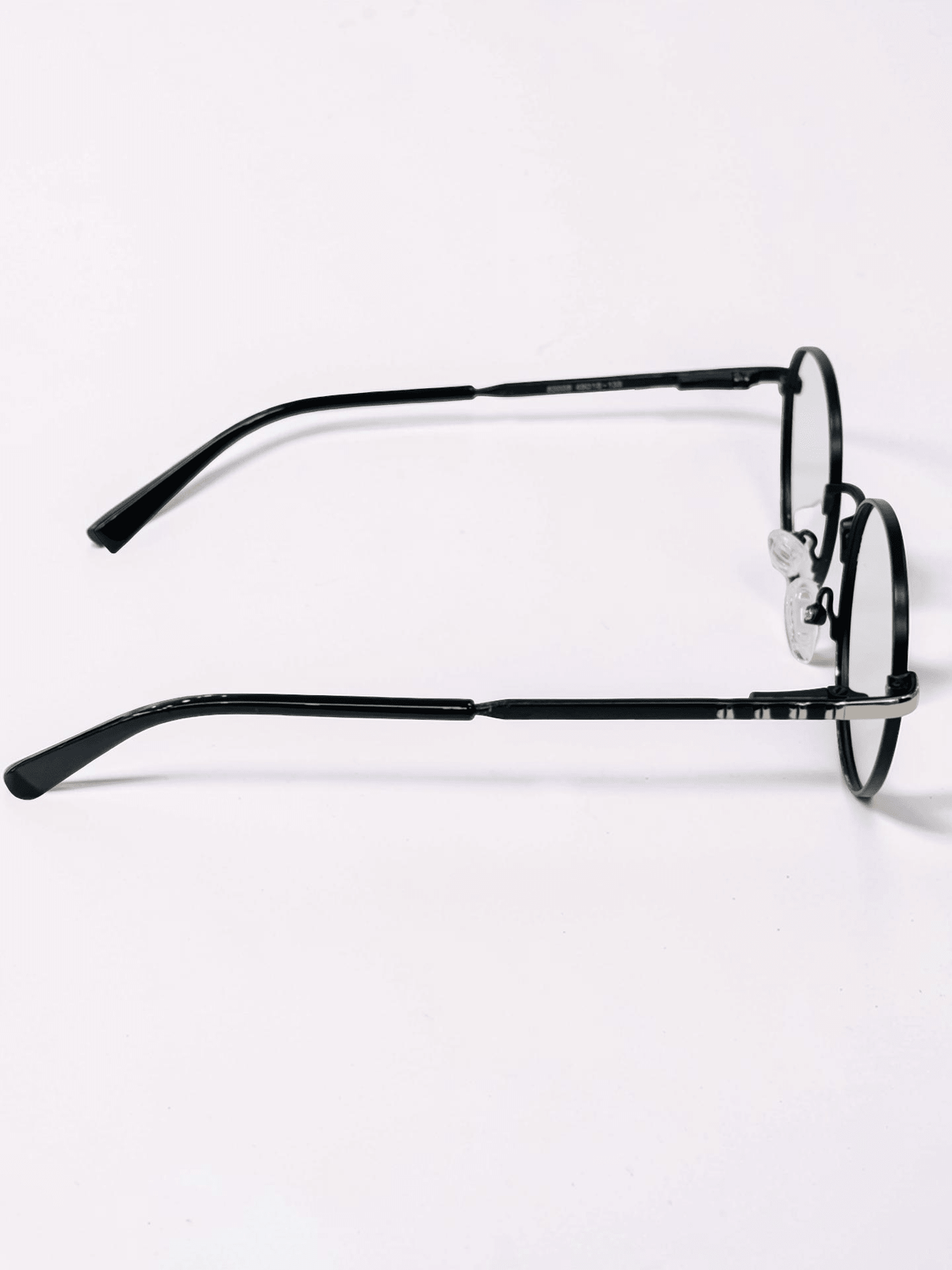 Round Black Metal Unisex Optical Frame - Glow Opticals