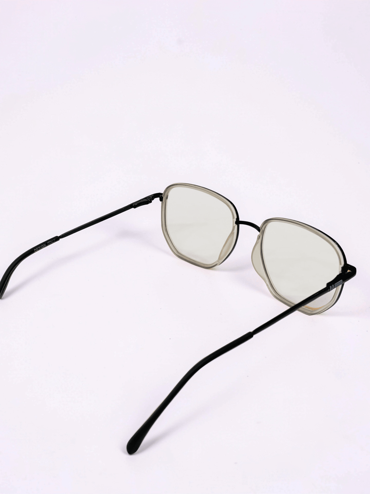 Square Metal Optical Frame – Matte Black - Glow Opticals
