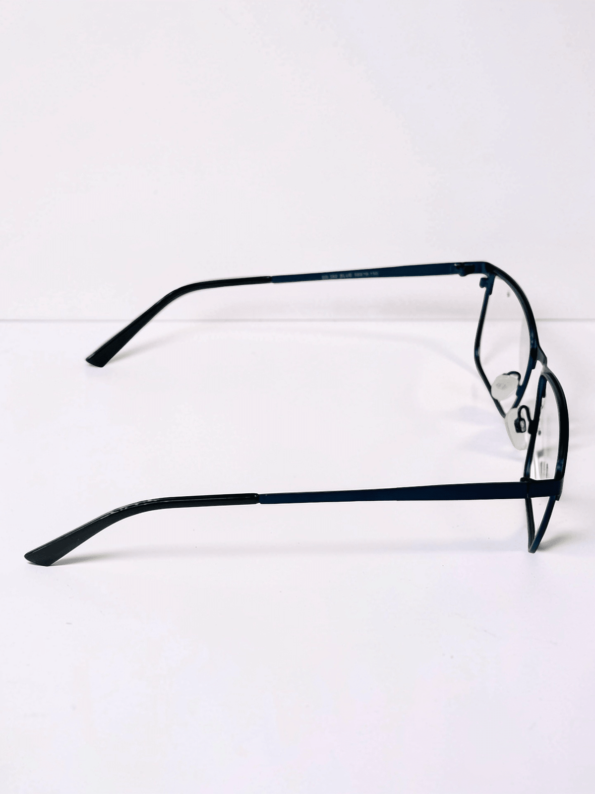 SS-382 Blue Metal Optical Frame - Glow Opticals