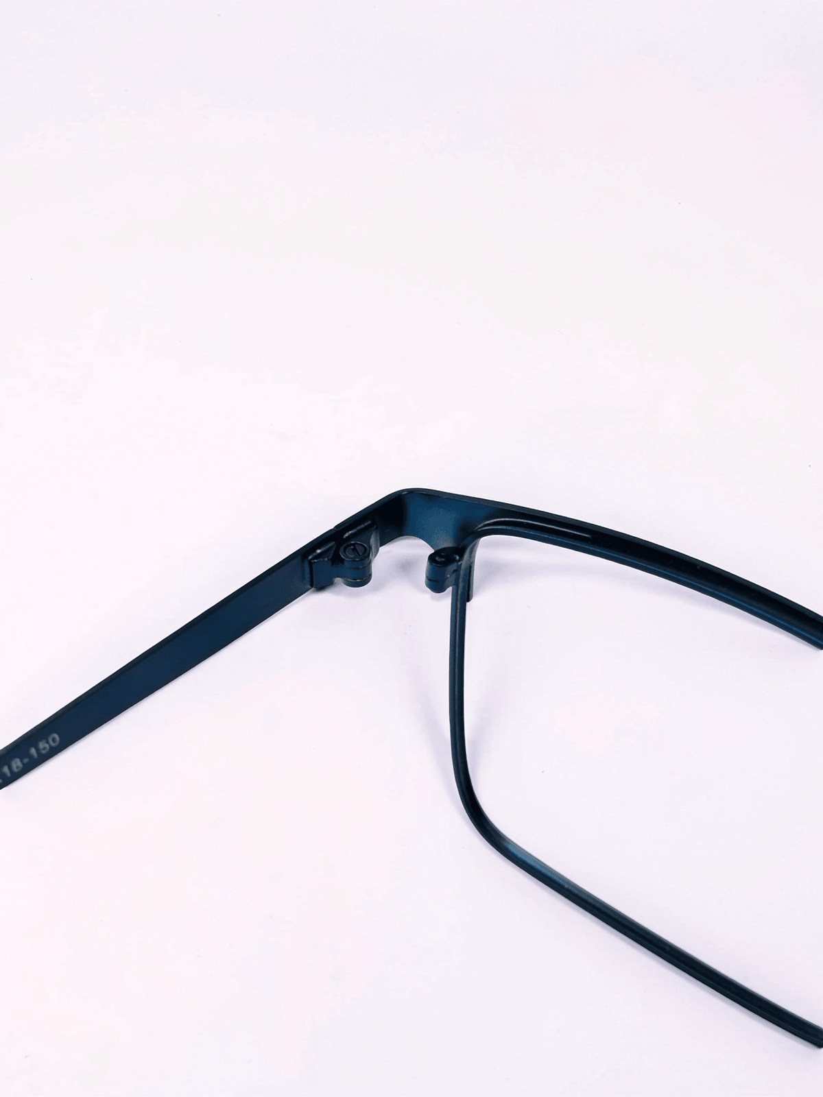 SS-382 Blue Metal Optical Frame - Glow Opticals