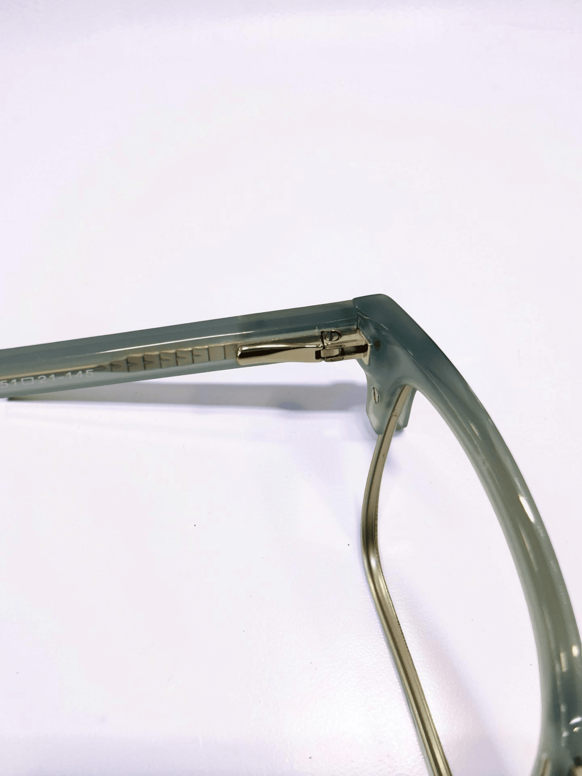 Unisex Browline Optical Frame — Sage Green - Glow Opticals