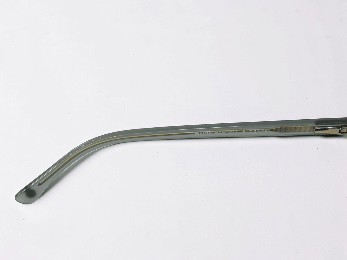 Unisex Browline Optical Frame — Sage Green - Glow Opticals