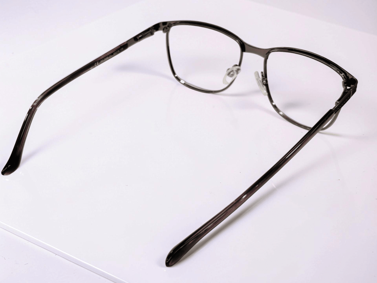 Unisex Metal Full-Rim Optical Frame — Dark Brown - Glow Opticals